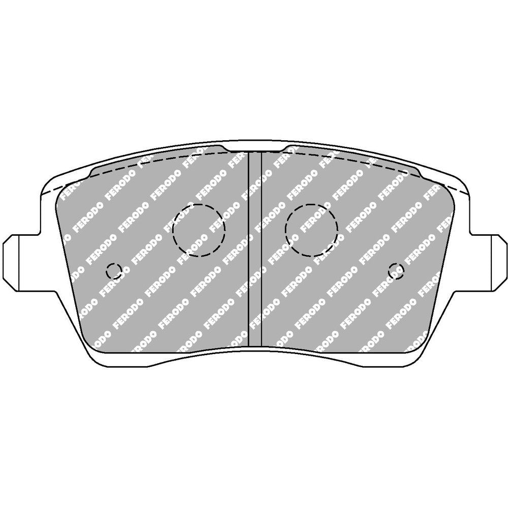 Ferodo DS3.12 Brake Pads 116.4mm x 52.3mm FCP1617G - Front