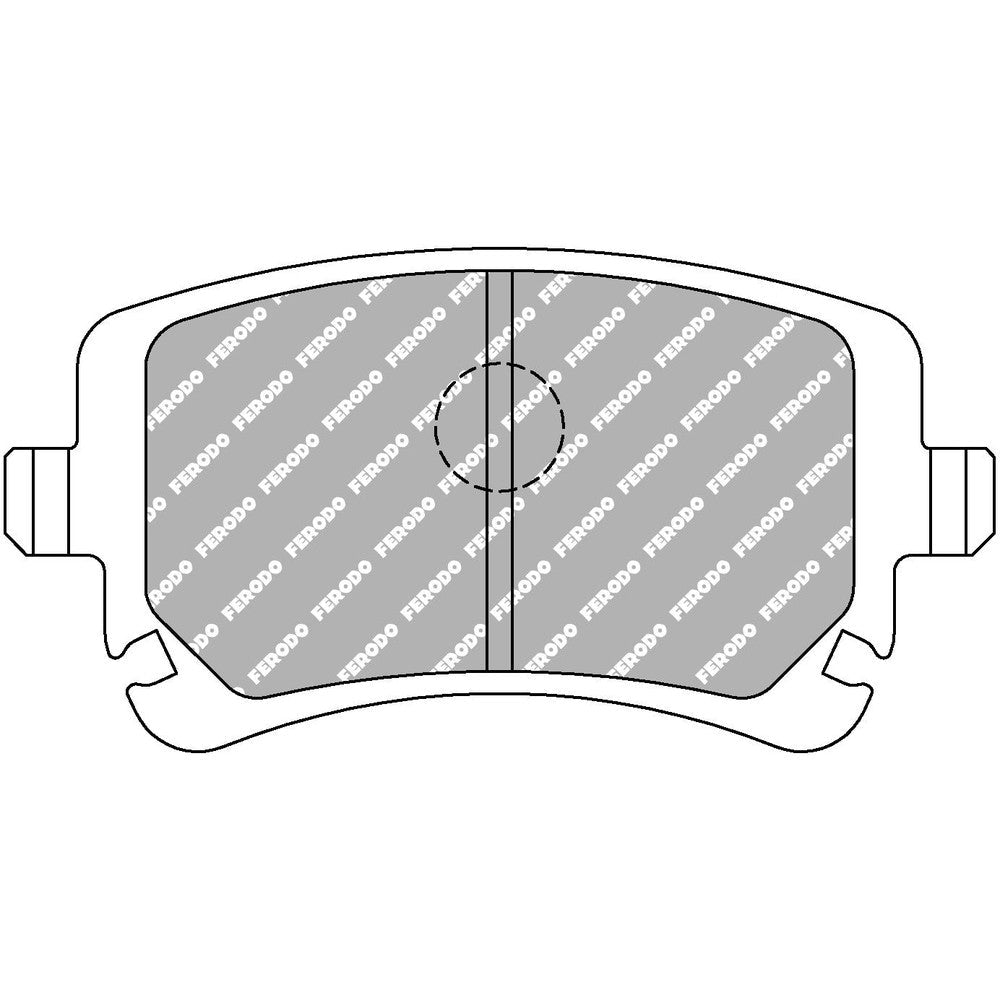Ferodo DS2500 Brake Pads 116.2mm x 59mm FCP1655H - Rear