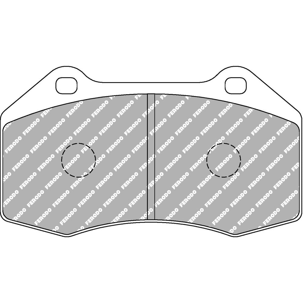 Ferodo DS3.12 Brake Pads 124.8mm x 70.7mm FCP1667G - Front