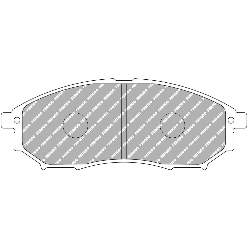Ferodo DS2500 Brake Pads 157.1mm x 58.5mm FCP1690H - Front