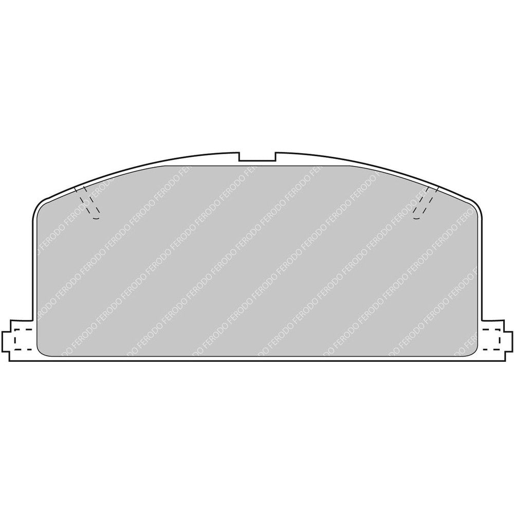 Ferodo DS3000 Brake Pads 120mm x 48mm FCP308R - Front