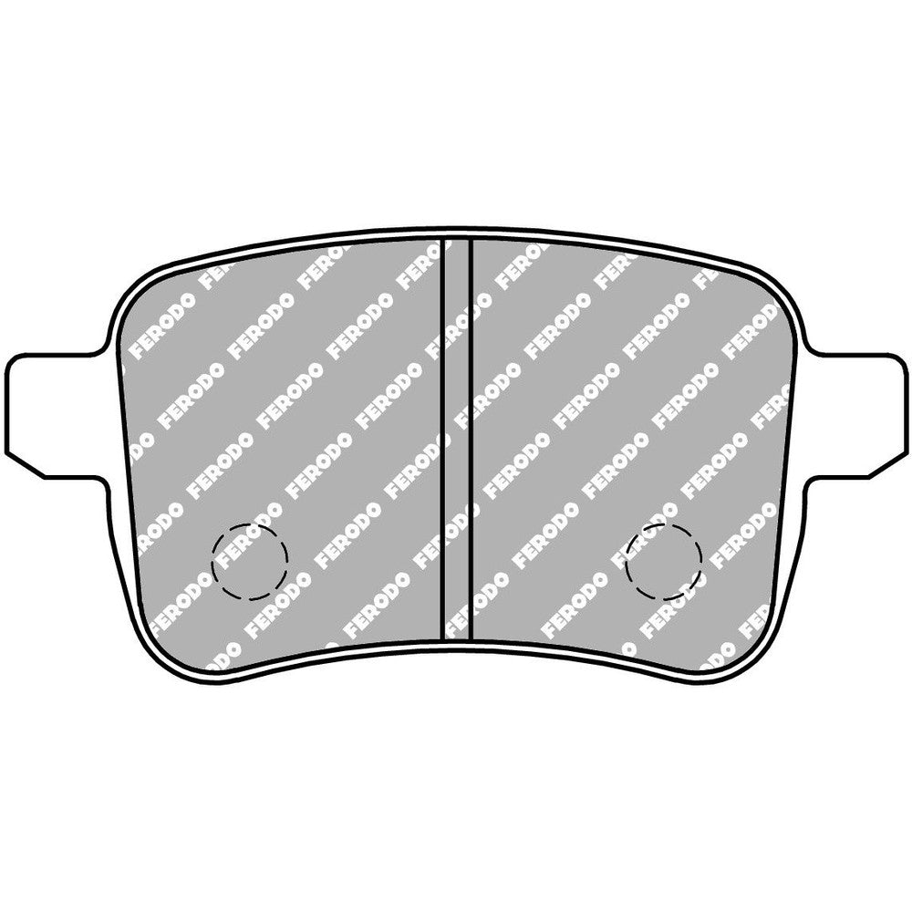 Ferodo DS2500 Brake Pads 95.8mm x 48.5mm FCP4308H - Rear