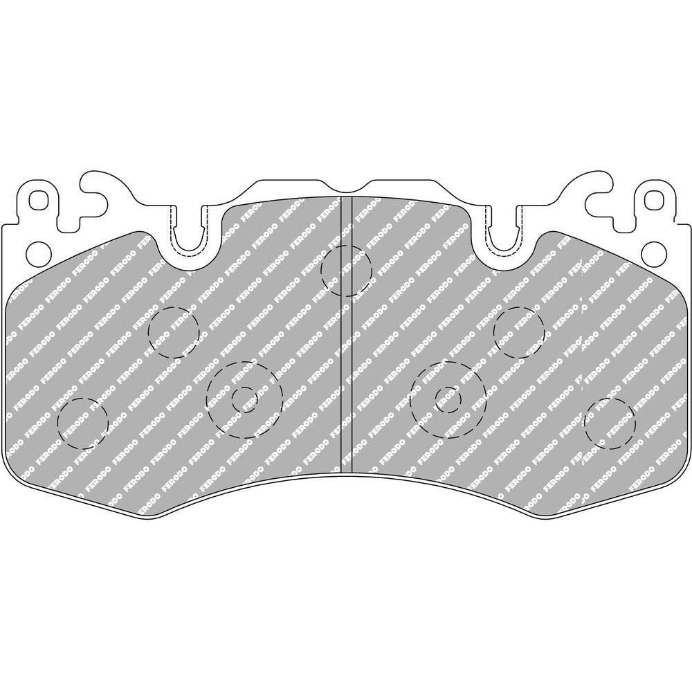 Ferodo DS2500 Brake Pads 189.7mm x 96.4mm FCP4379H - Front