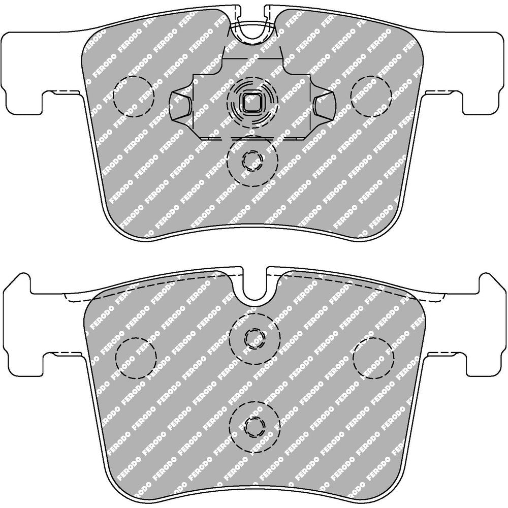 Ferodo DS2500 Brake Pads 148.45mm x 70mm FCP4394H - Front