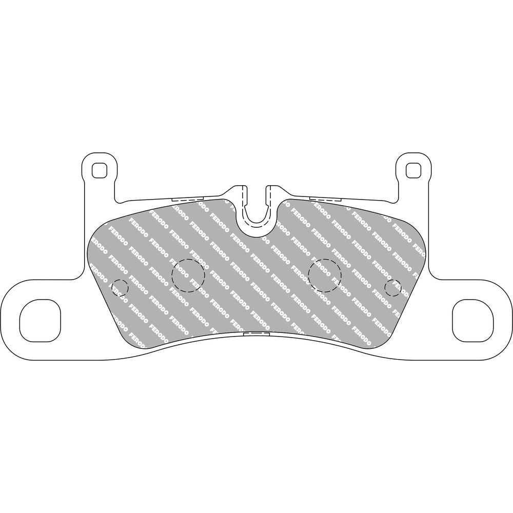 Ferodo DS3.12 Brake Pads 187.7mm x 76.4mm FCP4424G - Rear