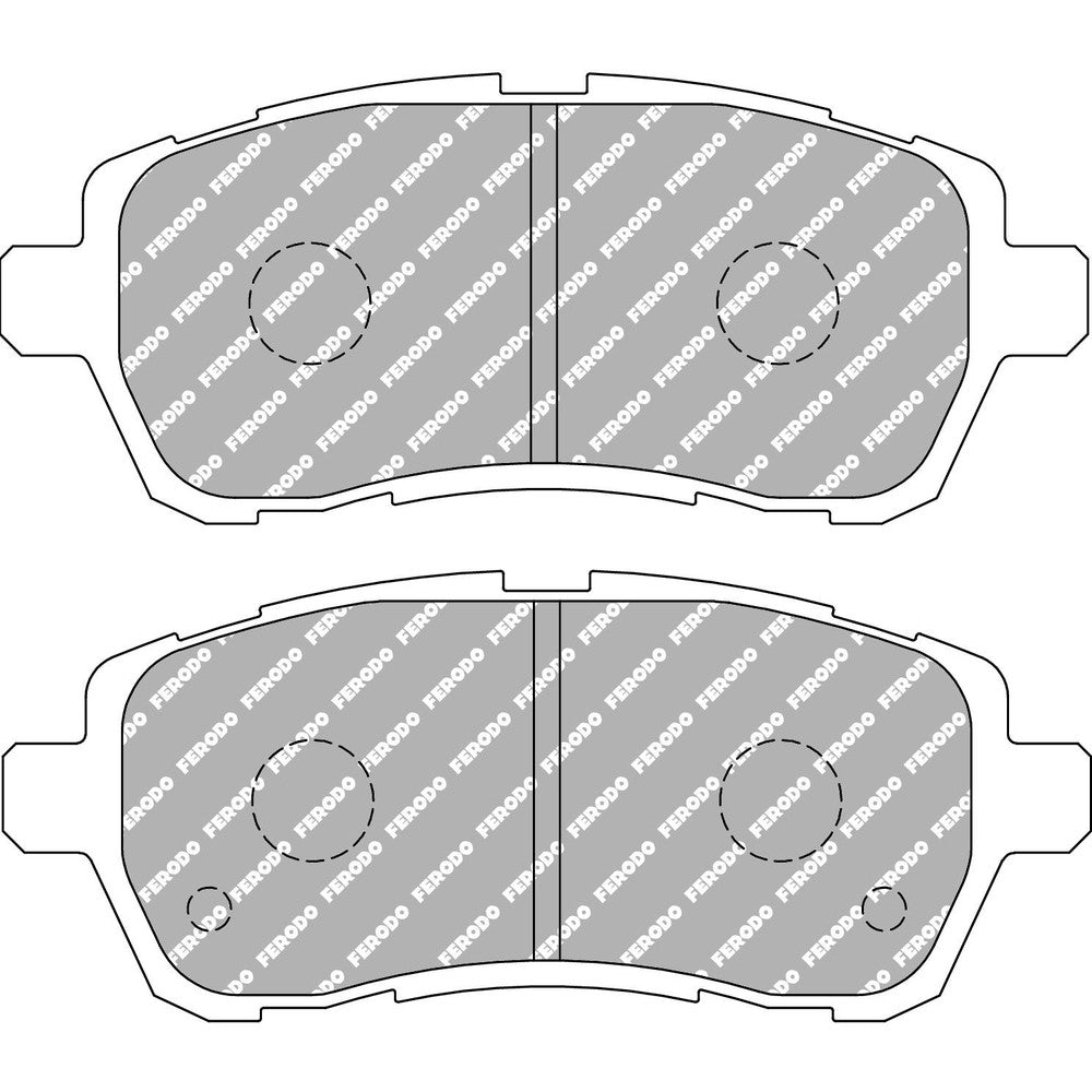 Ferodo DS3.12 Brake Pads 125.7mm x 52mm FCP4426G - Front