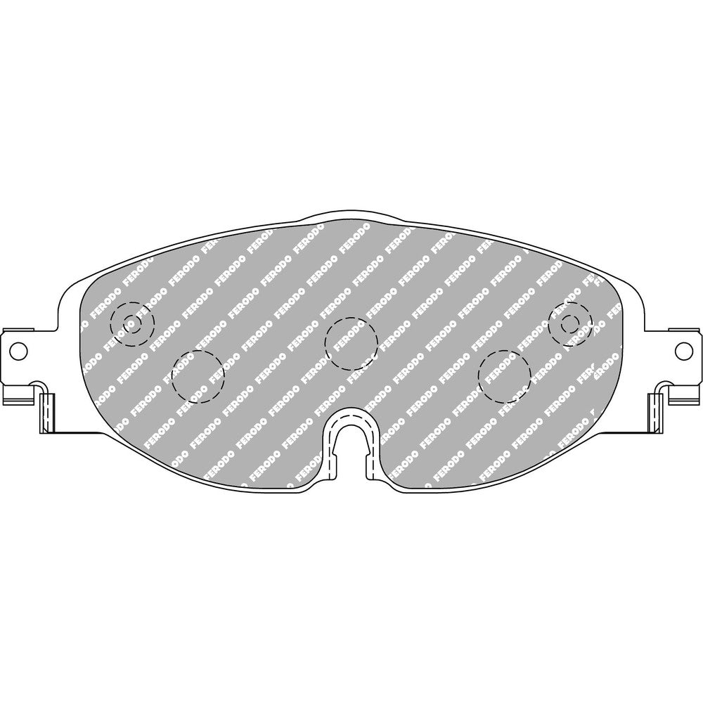 Ferodo DS3.12 Brake Pads 160.3mm x 64.5mm FCP4433G - Front