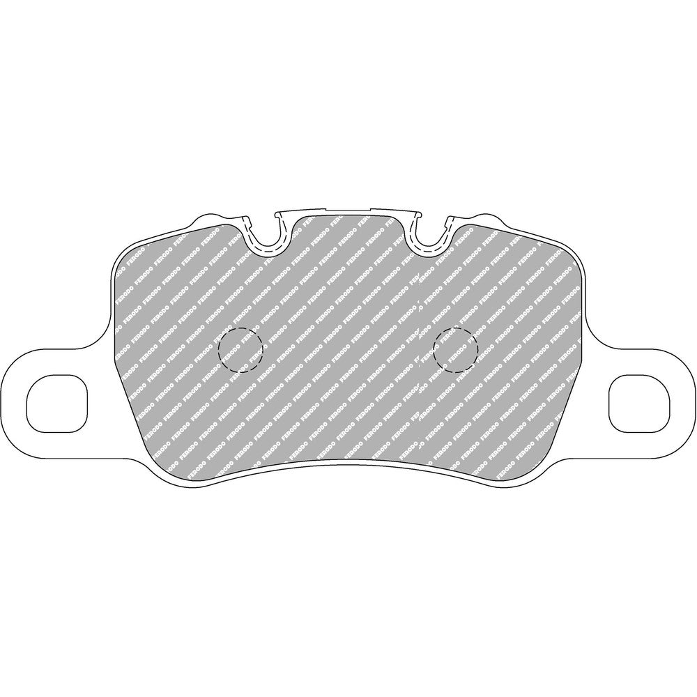 Ferodo DS1.11 Brake Pads 187.7mm x 75.3mm FCP4665W - Rear