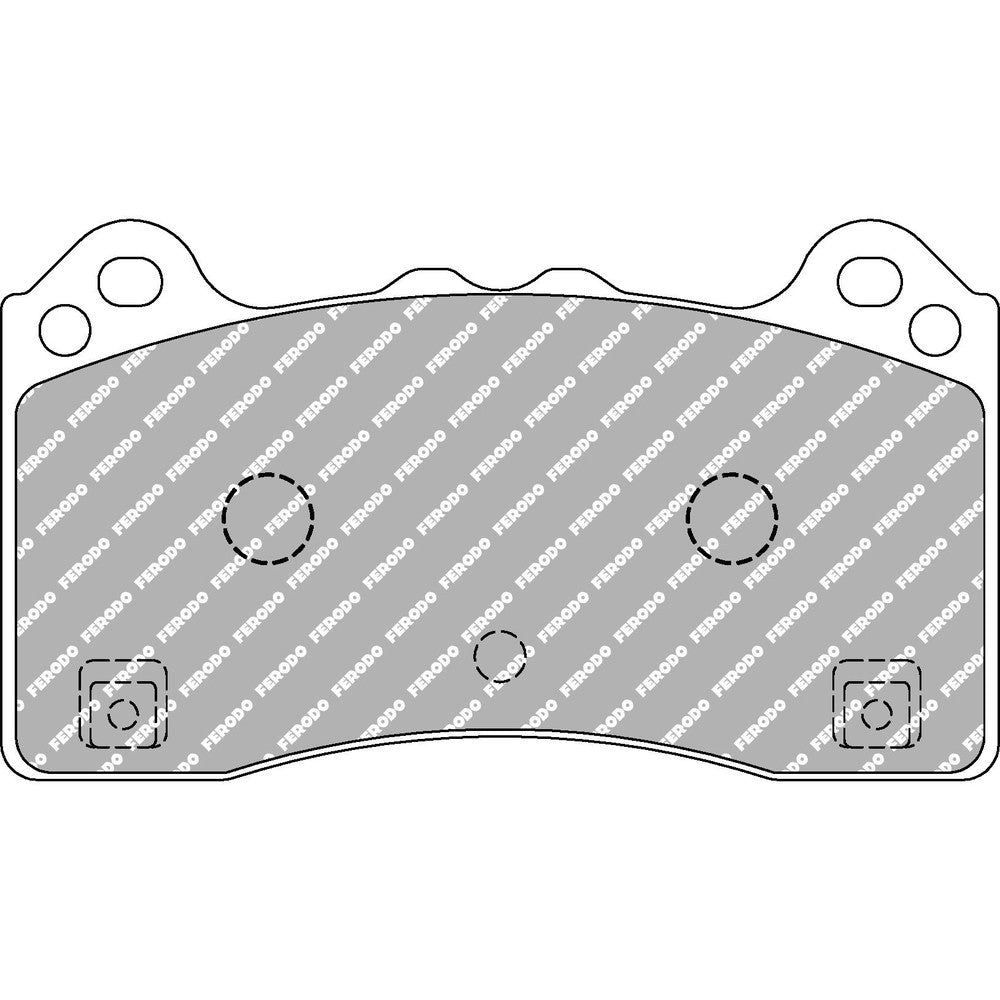 Ferodo DS Uno Brake Pads 137.8mm x 77.9mm FCP4830Z - Front