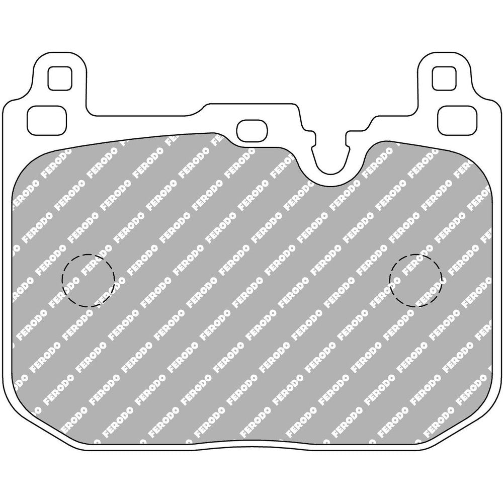Ferodo DS2500 Brake Pads 114.5mm x 91.2mm FCP4872H - Front
