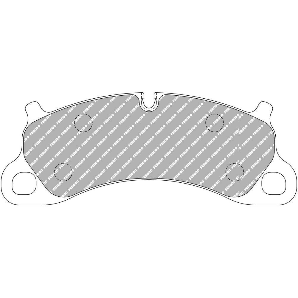 Ferodo DS1.11 Brake Pads 198.7mm x 75.8mm FCP4955W - Front