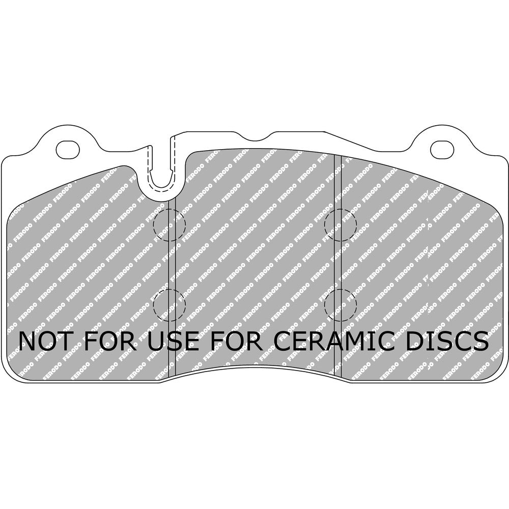 Ferodo DS1.11 Brake Pads 189.9mm x 96.6mm FCP5030W - Front