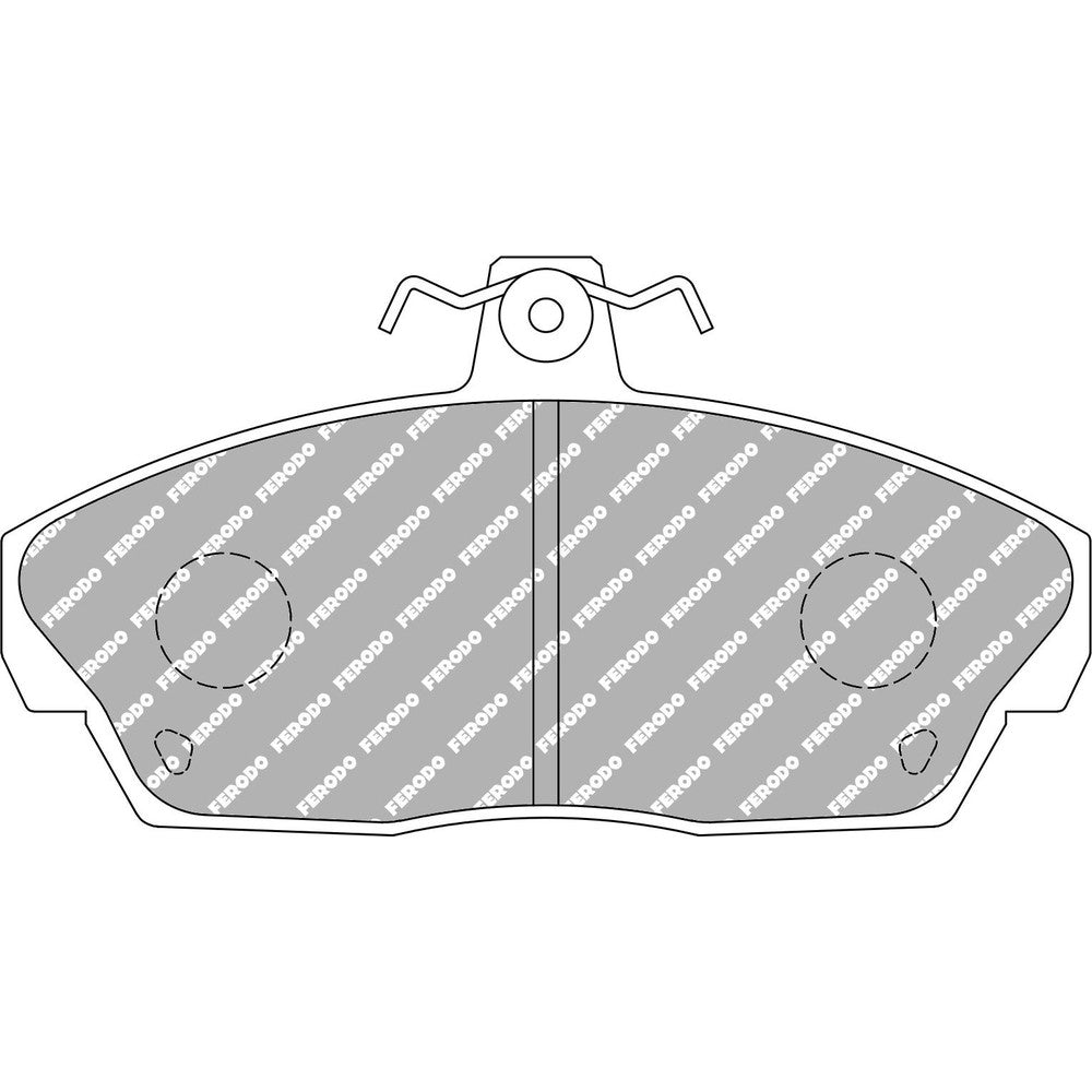 Ferodo DS3000 Brake Pads 129.3mm x 69.2mm FCP613R - Front