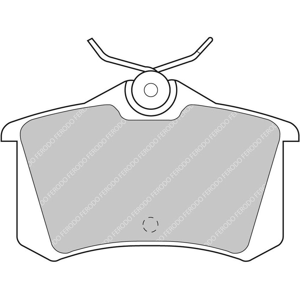 Ferodo DS2500 Brake Pads 88mm x 53mm FCP726H - Rear