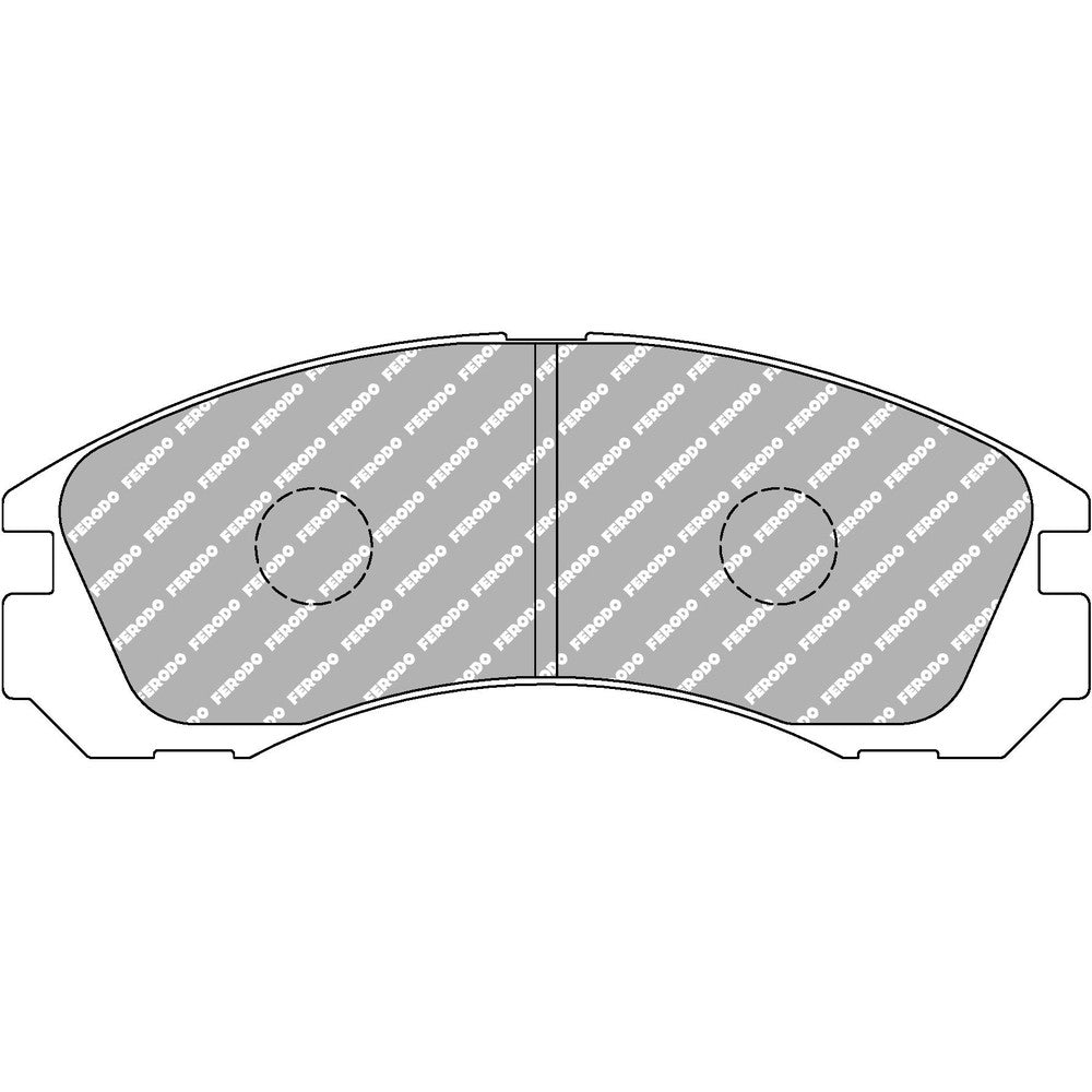 Ferodo DS Uno Brake Pads 149.8mm x 58.6mm FCP765Z - Front
