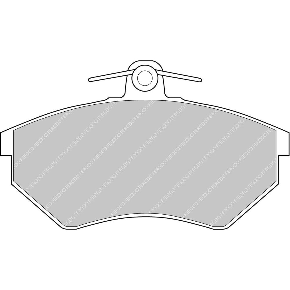 Ferodo DS2500 Brake Pads 119mm x 70mm FCP775H - Front