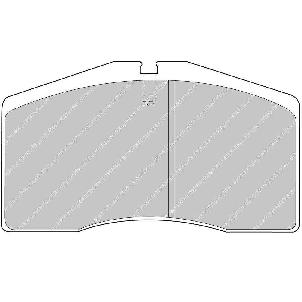 Ferodo DS2500 Brake Pads 131.8mm x 75mm FCP891H - Front