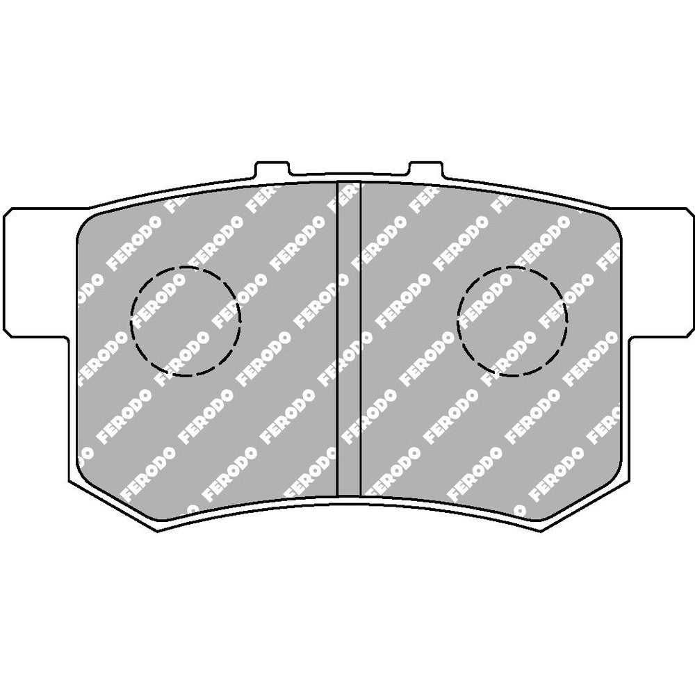 Ferodo DS3000 Brake Pads 88.8mm x 47.5mm FCP956R - Rear