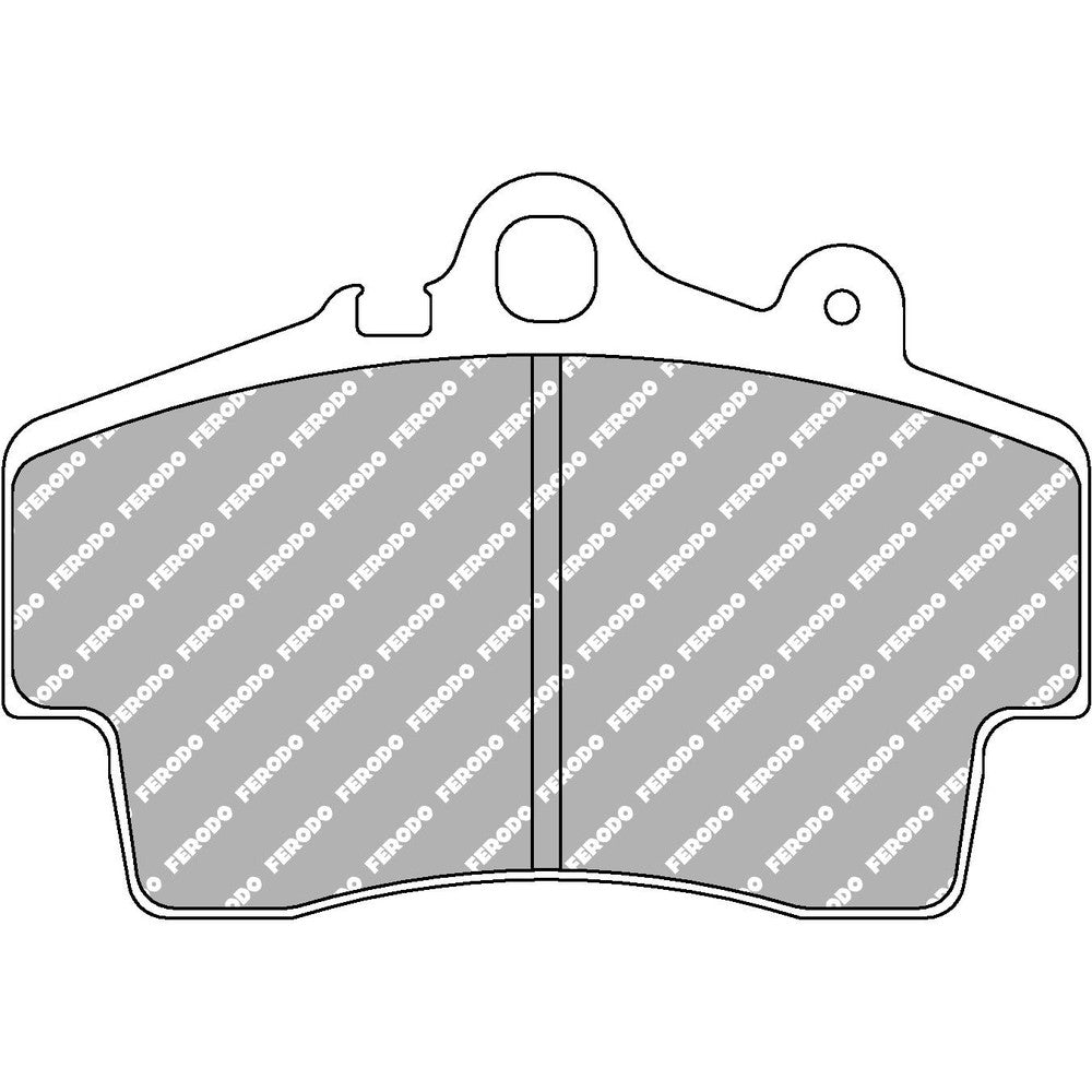 Ferodo DS Performance Brake Pads 114mm x 78.3mm FDS1307 - Front