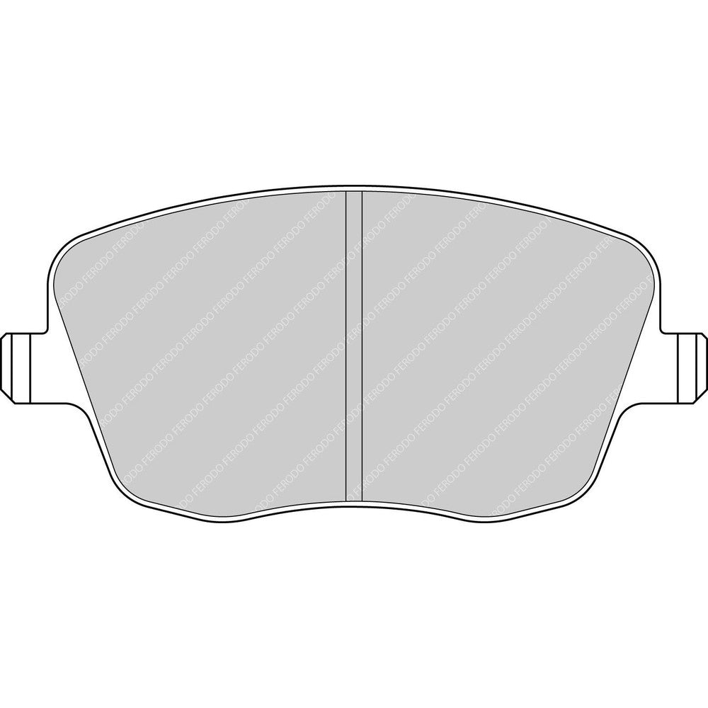 Ferodo DS Performance Brake Pads 132mm x 62.3mm FDS1419 - Front