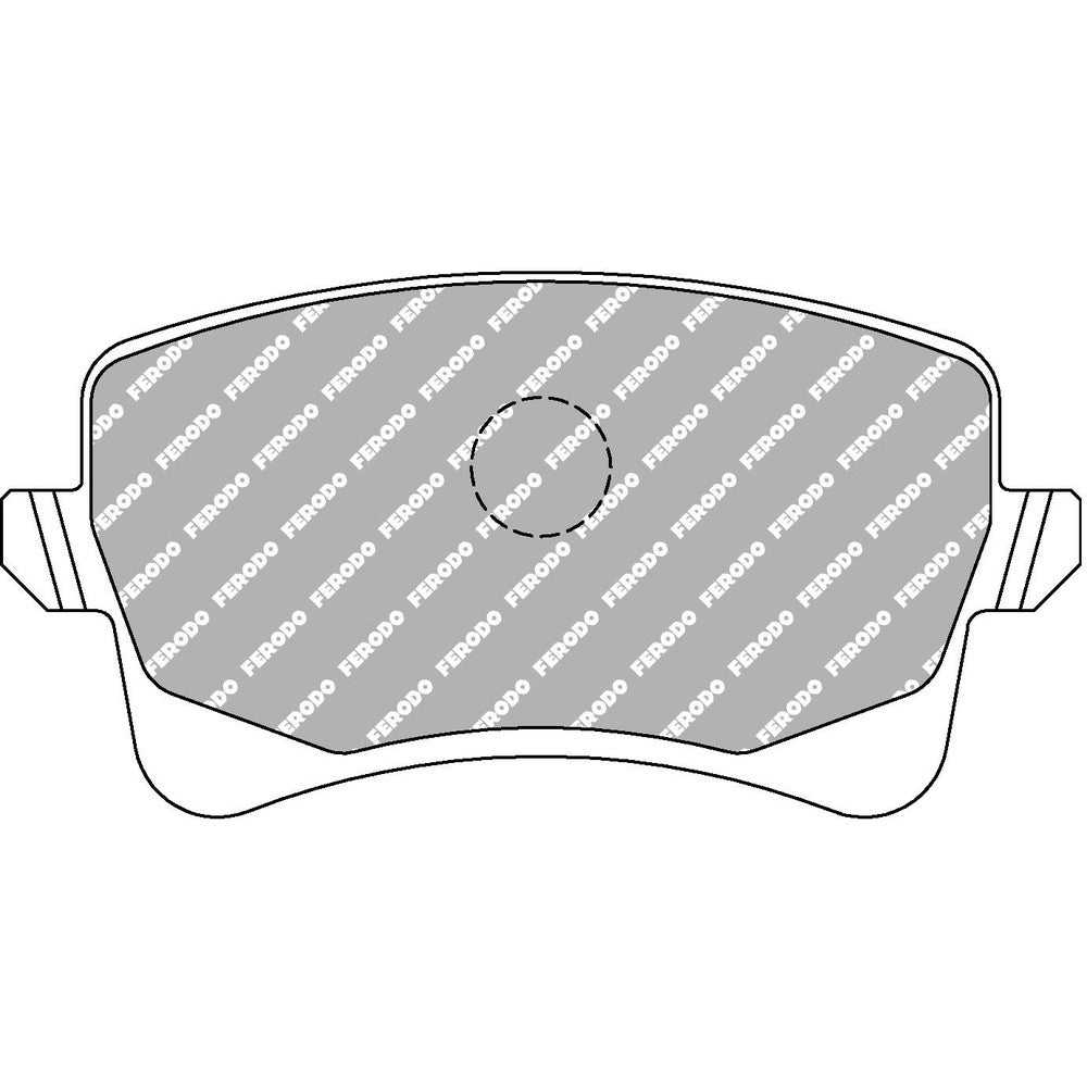 Ferodo DS Performance Brake Pads 116.4mm x 58.8mm FDS4050 - Rear