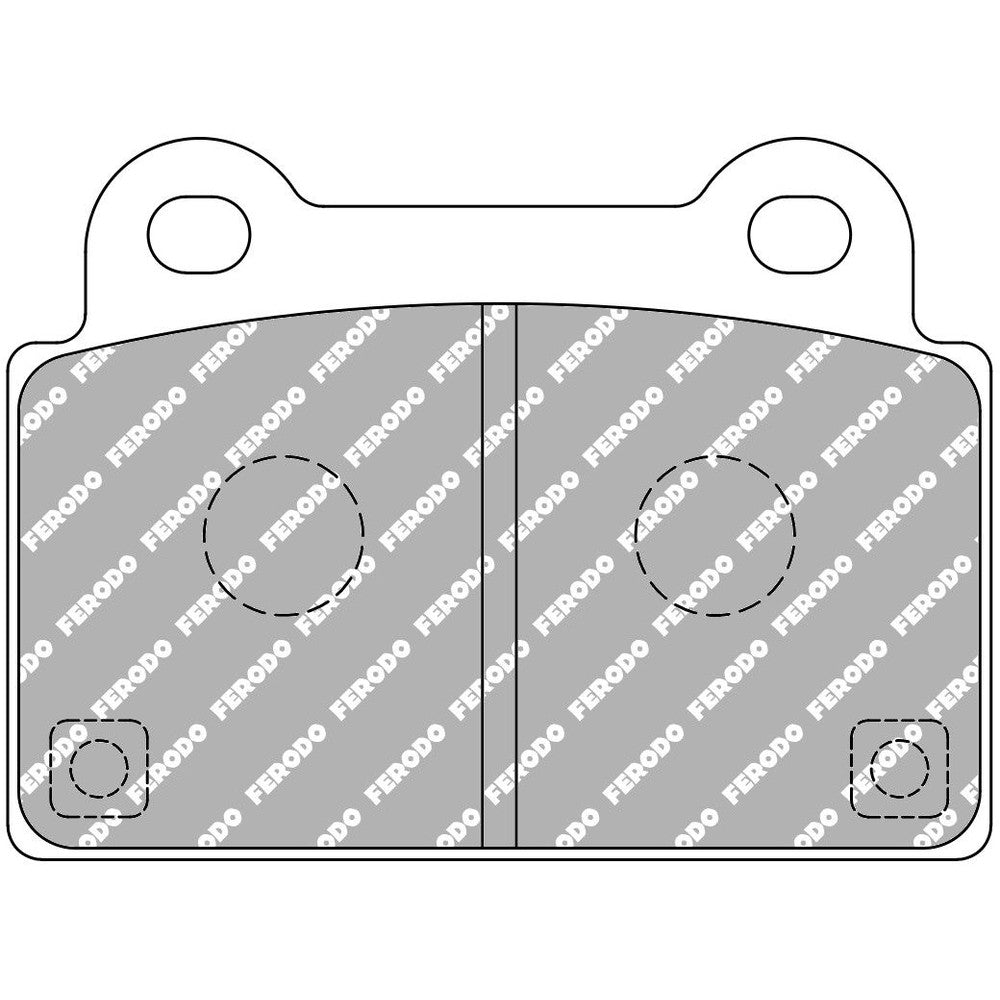 Ferodo DS Performance Brake Pads 86.8mm x 63mm FDS4168 - Rear
