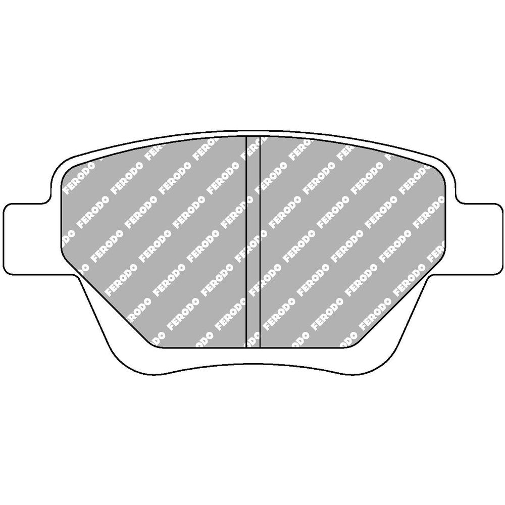Ferodo DS Performance Brake Pads 109.5mm x 53.6mm FDS4316 - Rear