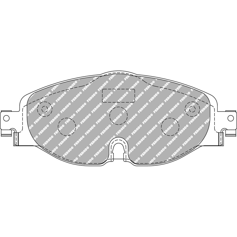 Ferodo DS Performance Brake Pads 160.3mm x 64.5mm FDS4433 - Front
