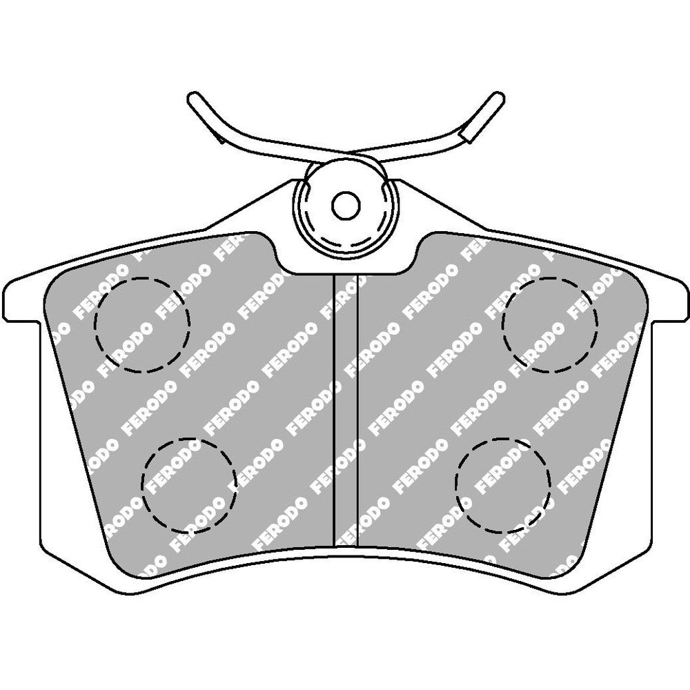 Ferodo DS Performance Brake Pads 87.4mm x 52.9mm FDS541