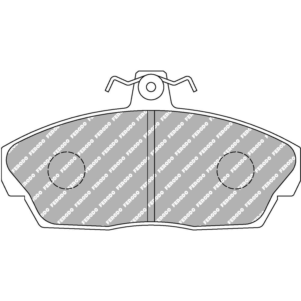 Ferodo DS Performance Brake Pads 129.3mm x 69.2mm FDS613 - Front