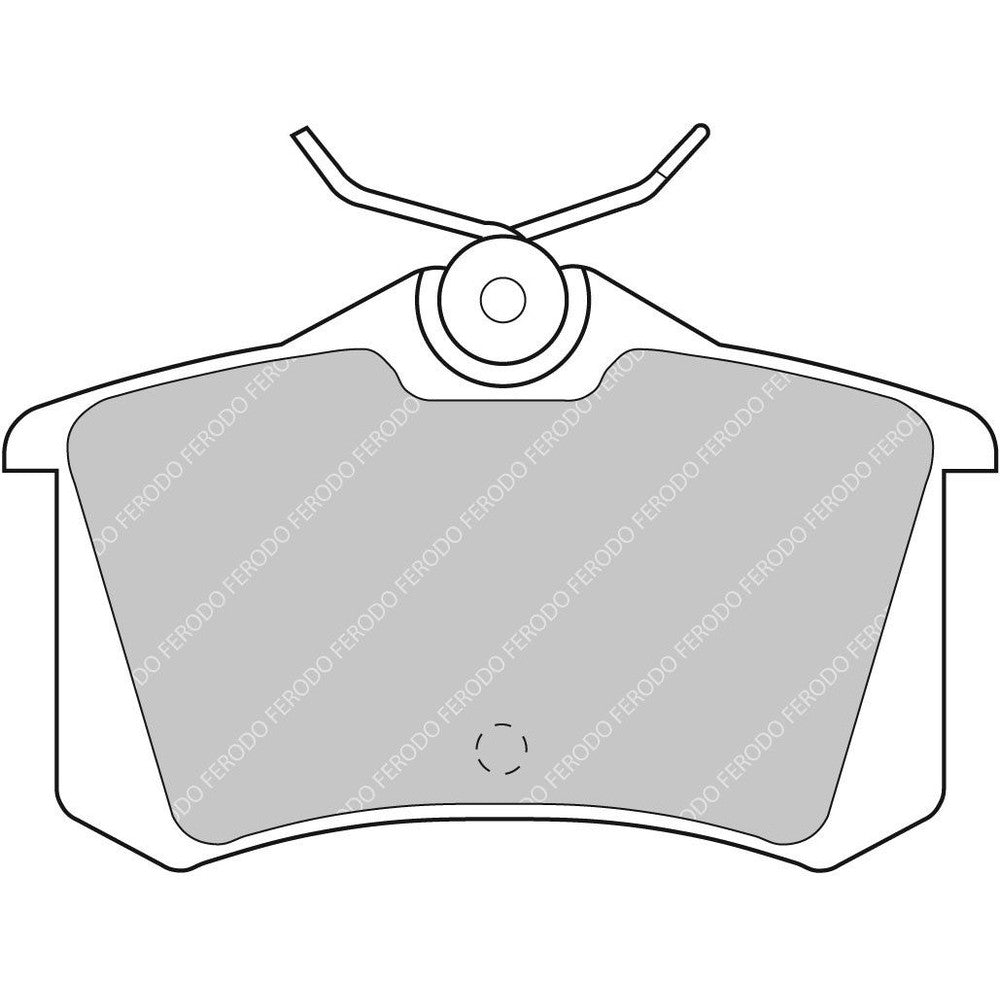 Ferodo DS Performance Brake Pads 88mm x 53mm FDS726 - Rear