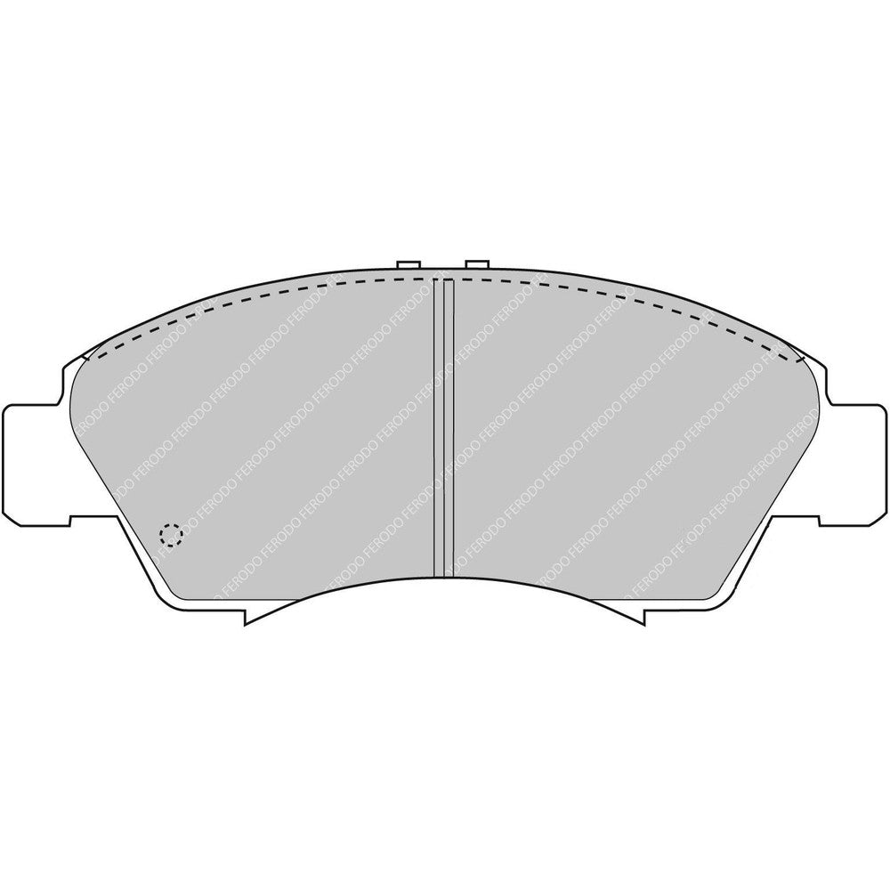 Ferodo DS Performance Brake Pads 131.4mm x 53mm FDS777 - Front
