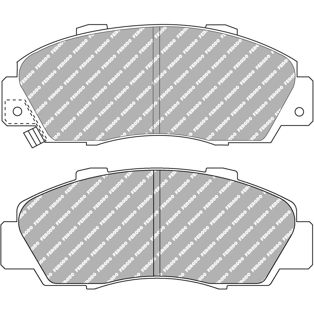 Ferodo DS Performance Brake Pads 148.8mm x 57mm FDS905 - Front