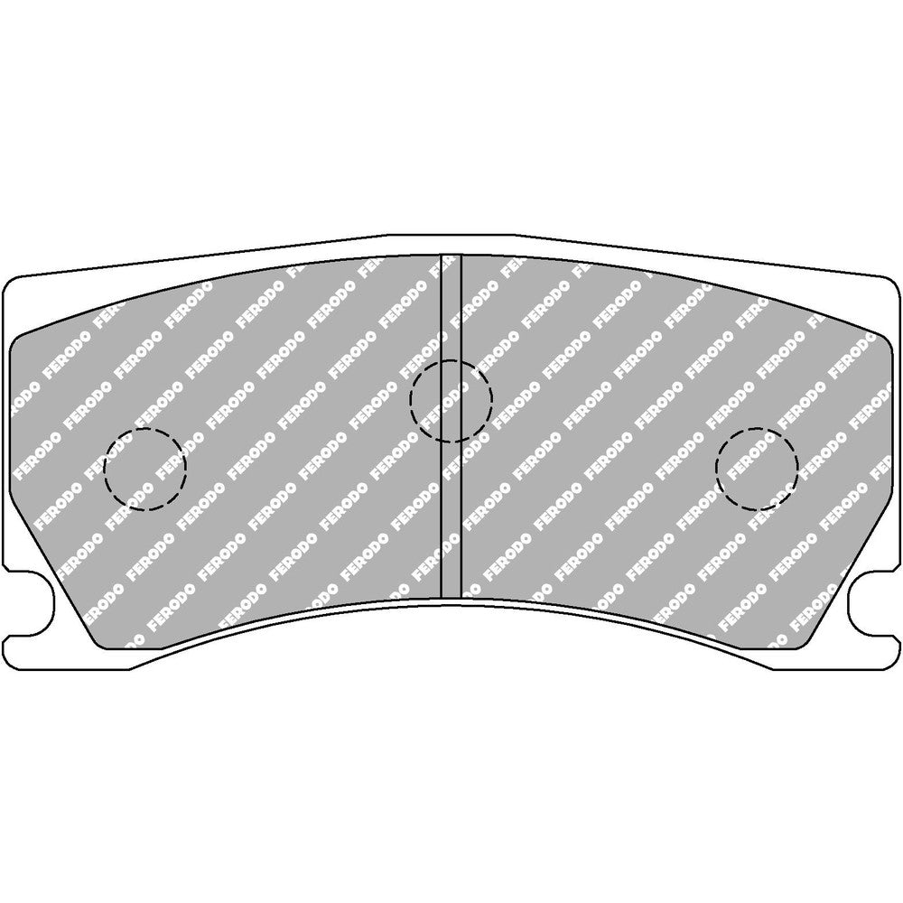 Ferodo DS Performance Brake Pads 132.1mm x 69mm FDSR3135 - Rear