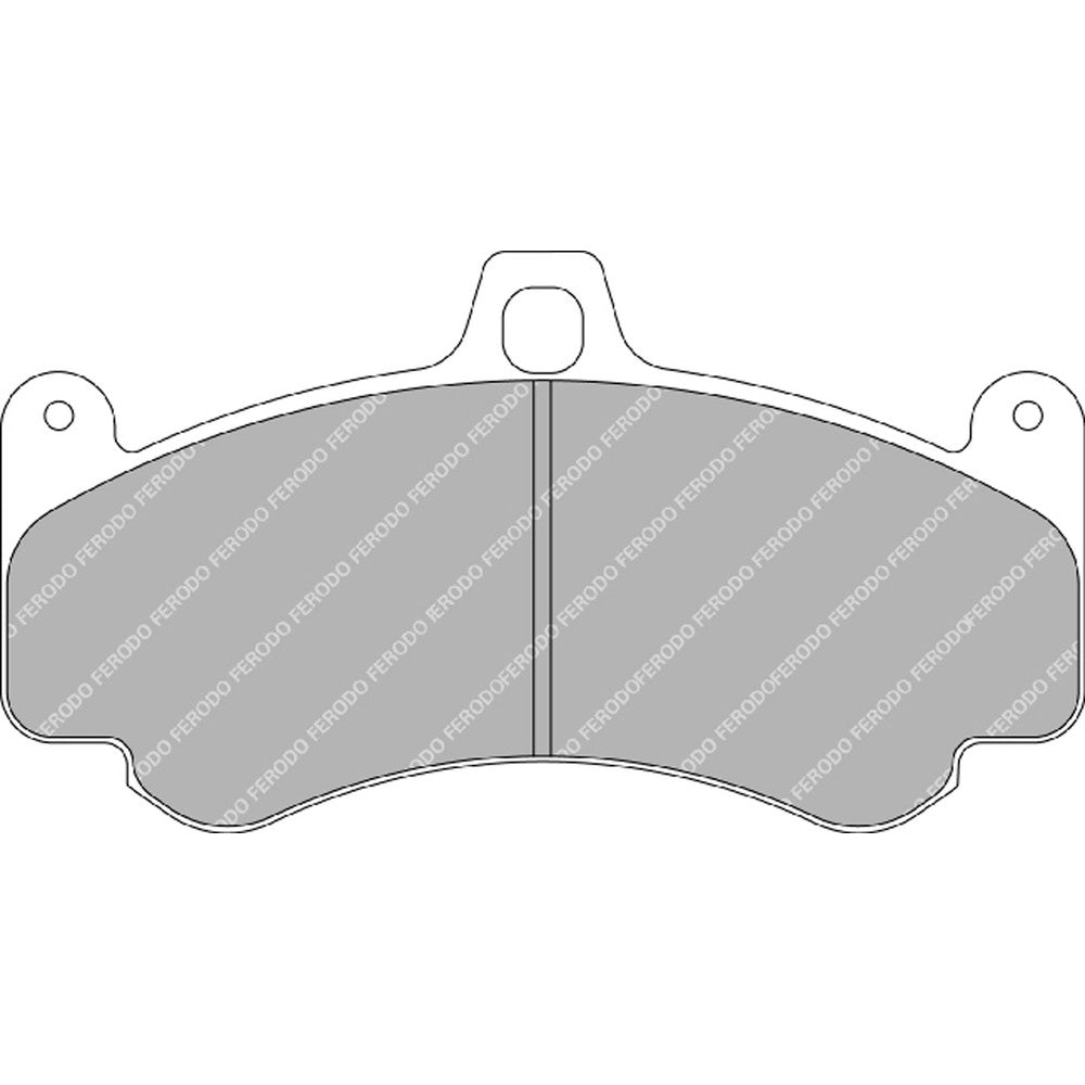 Ferodo DS Uno Brake Pads Thermally Bedded 190.4mm x 101mm FRP3075ZB - Front