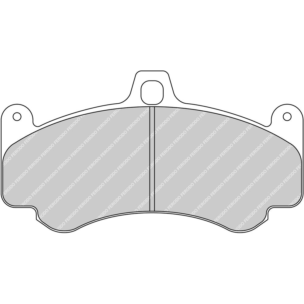 Ferodo DS Uno Brake Pads Thermally Bedded 190.4mm x 101mm FRP3096ZB - Front
