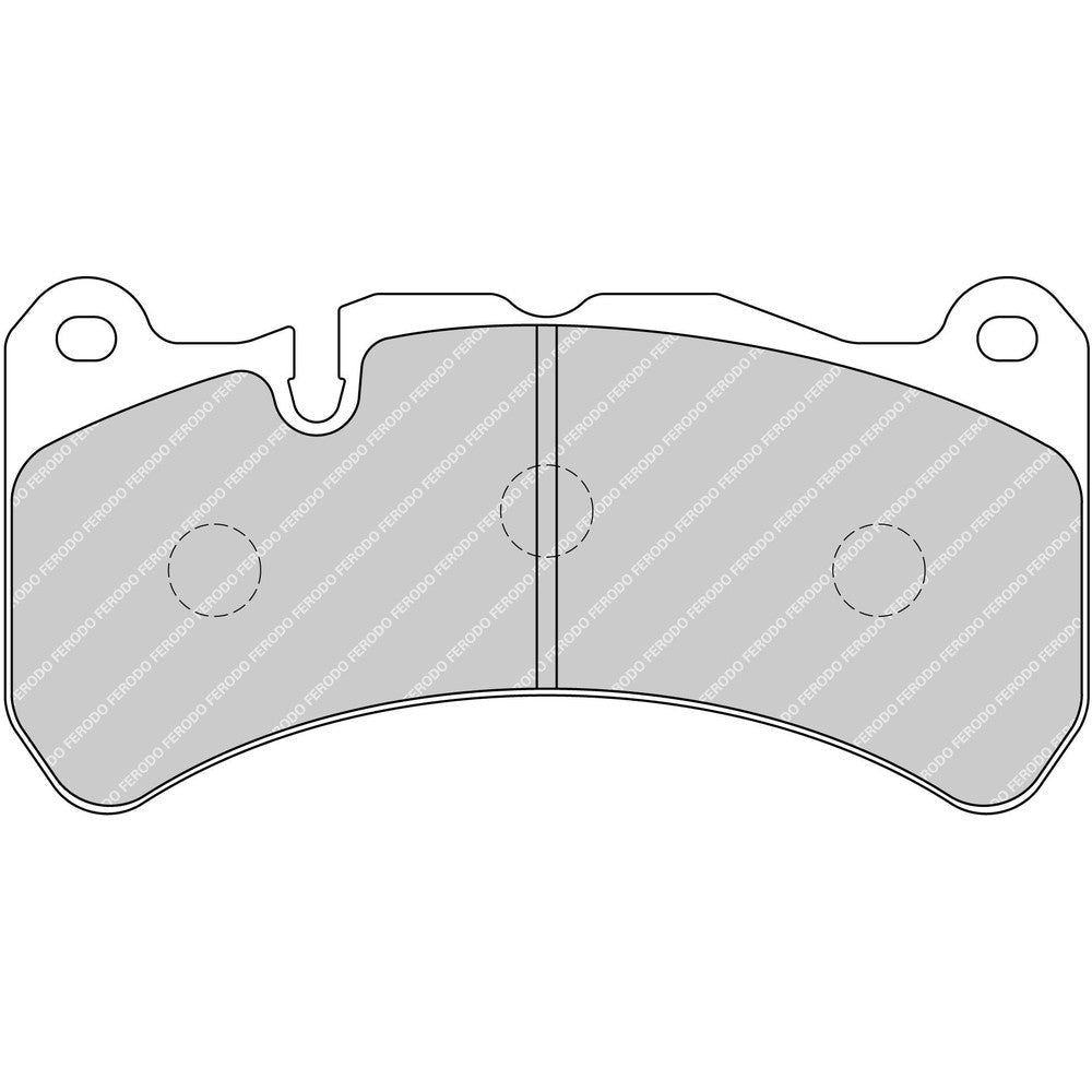 Ferodo DS2500 Brake Pads 164.8mm x 81mm FRP3100H - Front