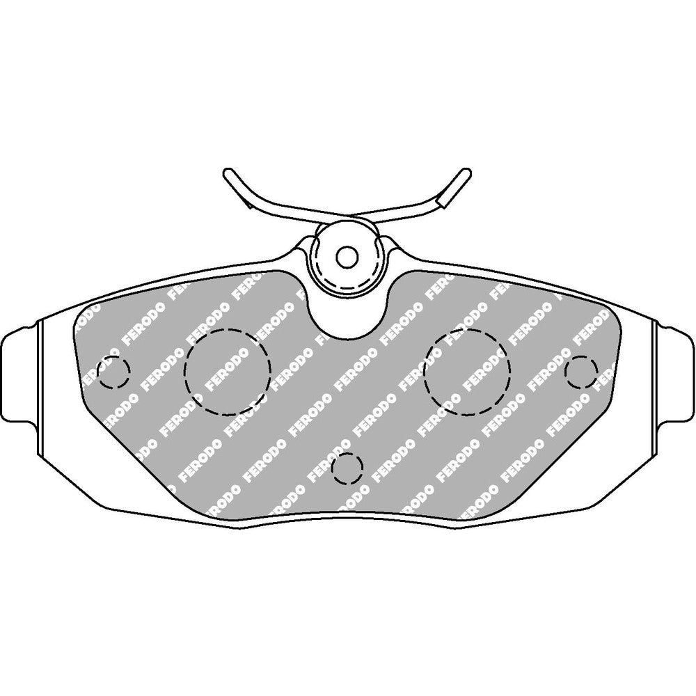 Ferodo DS2500 Brake Pads 113mm x 48mm FRP3130H - Rear