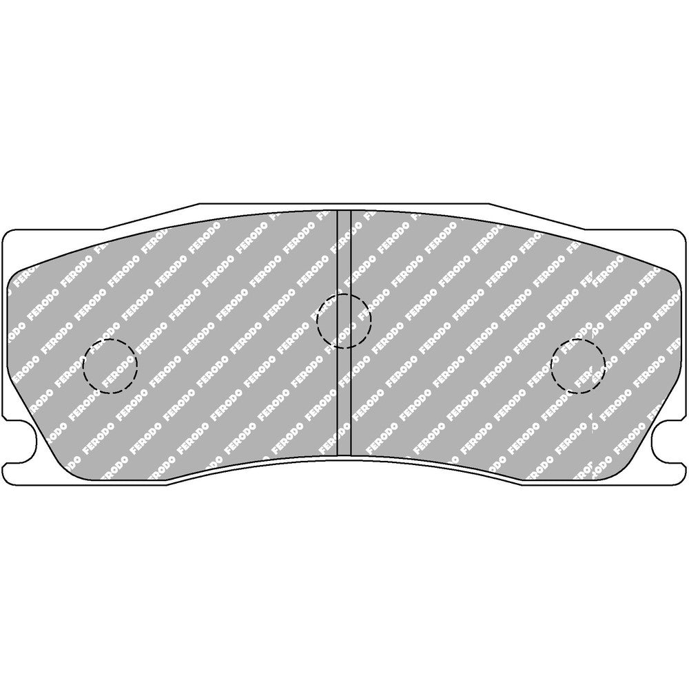 Ferodo DS2500 Brake Pads 152mm x 63.2mm FRP3134H - Front