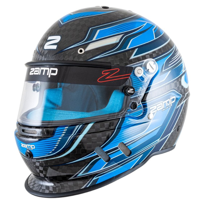Zamp RZ 67D Helmet Snell SA2025 Carbon Blue