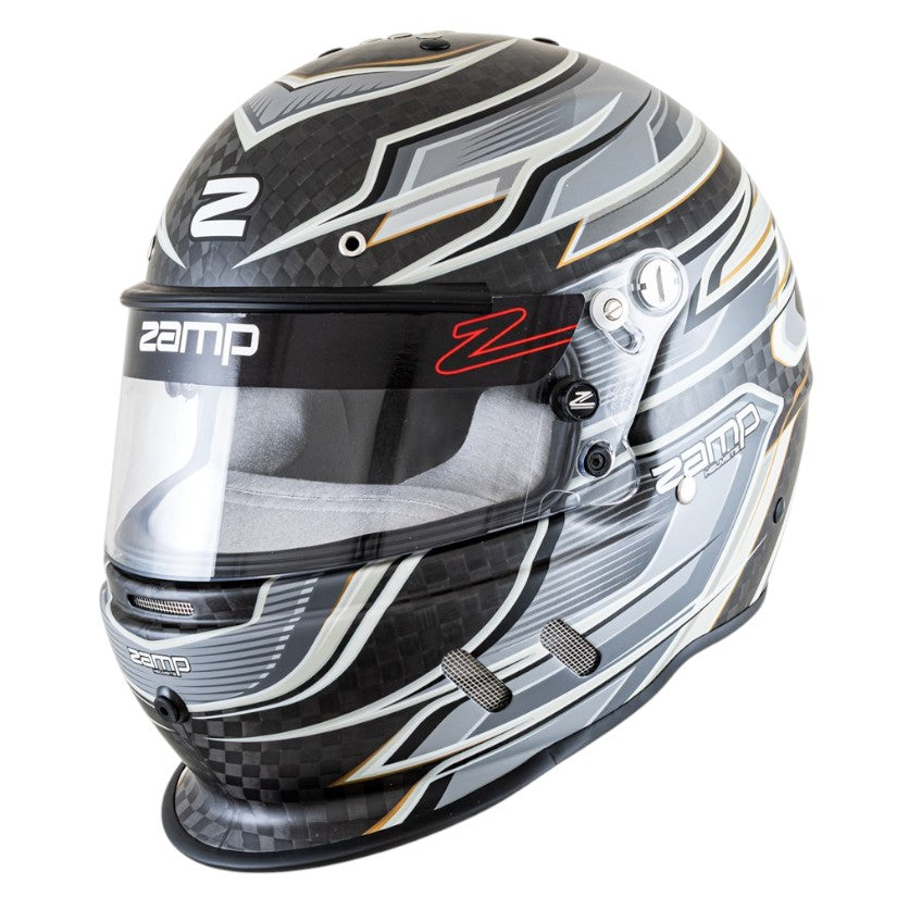 Zamp RZ 67D Helmet Snell SA2025 Carbon Grey