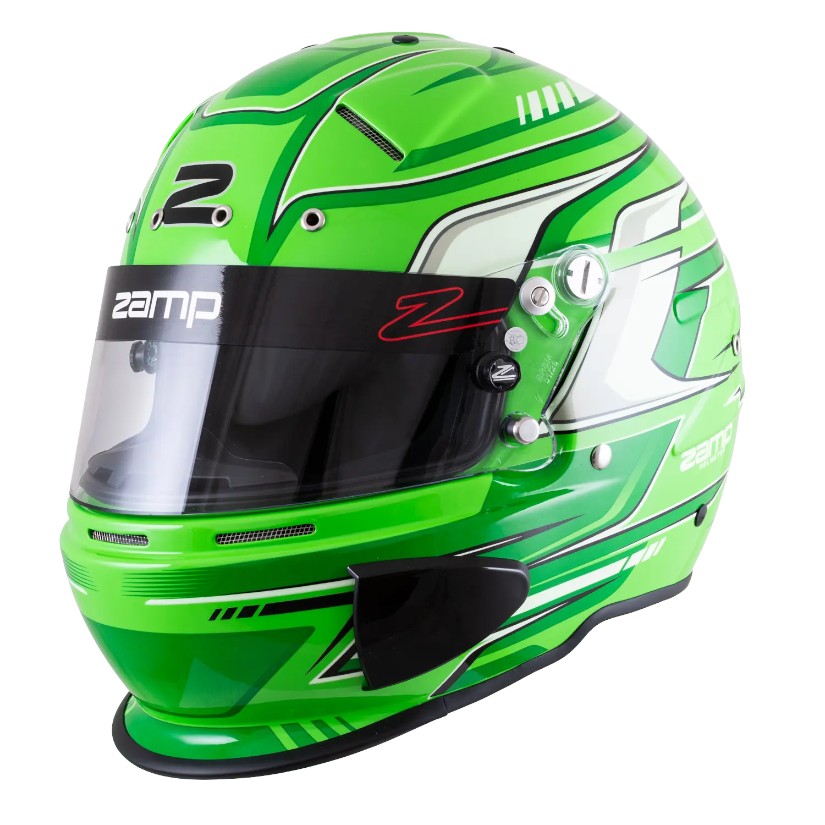 Zamp RZ 70F Helmet FIA8859-2024 Snell SA2025 Green