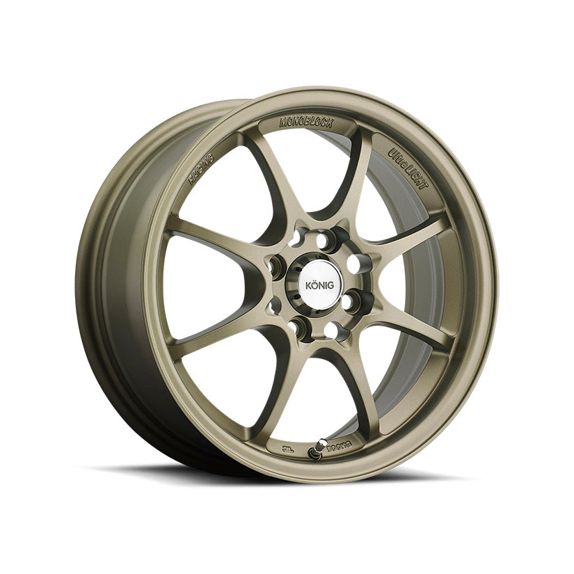 Konig Helium Alloy Wheel 15x6.5 ET40 4x100 Bronze 73.1mm CB