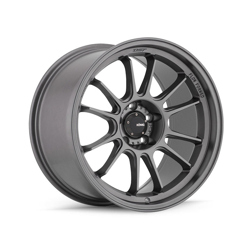 Konig Hypergram Alloy Wheel 17x9 ET40 5x100 Matte Grey 73.1mm CB