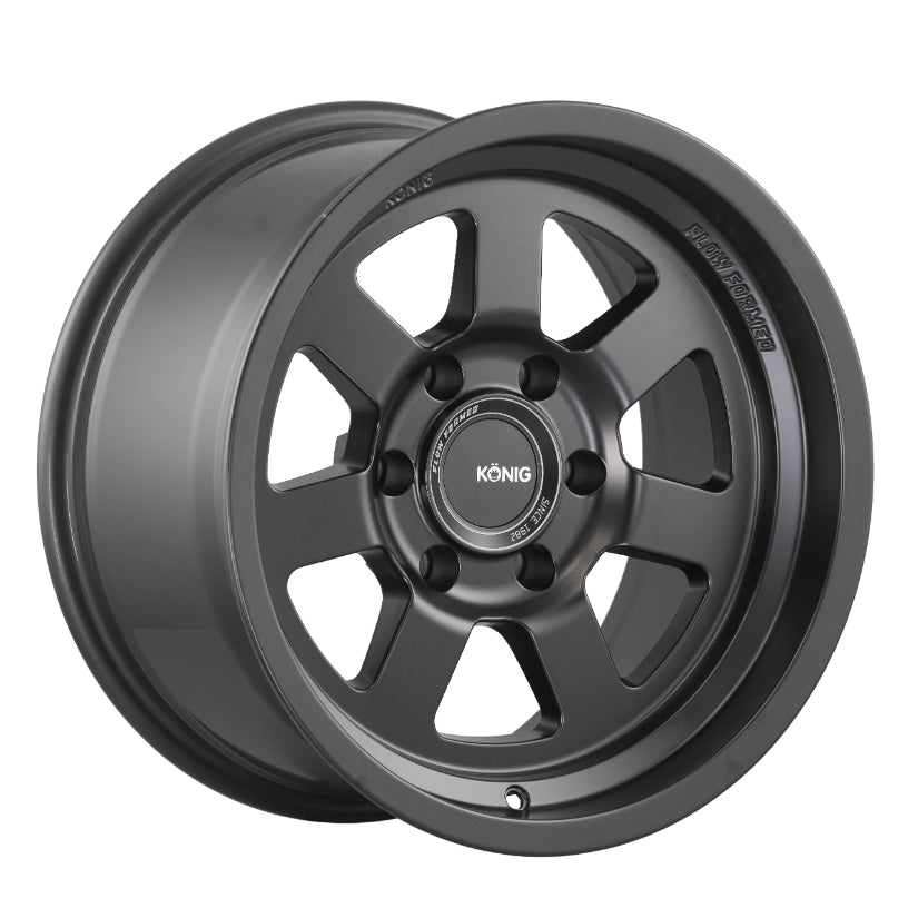 Konig HT2 Alloy Wheel 18x9 ET0 5x127 Matte Black 71.5mm CB