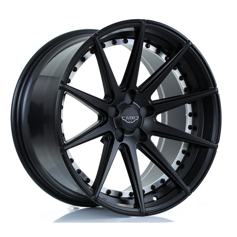 JUDD T311 Alloy Wheel 20x10.5 ET20 TO 45 5x112 Satin Black Polished Undercut 71.6mm CB