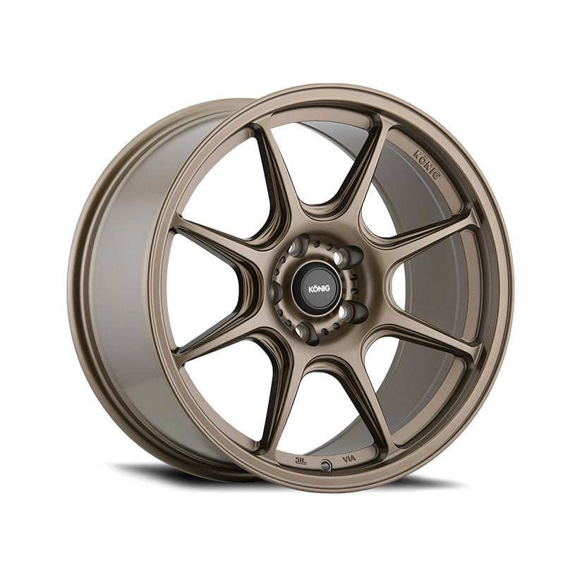 Konig Lockout Alloy Wheel 17x8 ET38 5x100 Matte Bronze 73.1mm CB