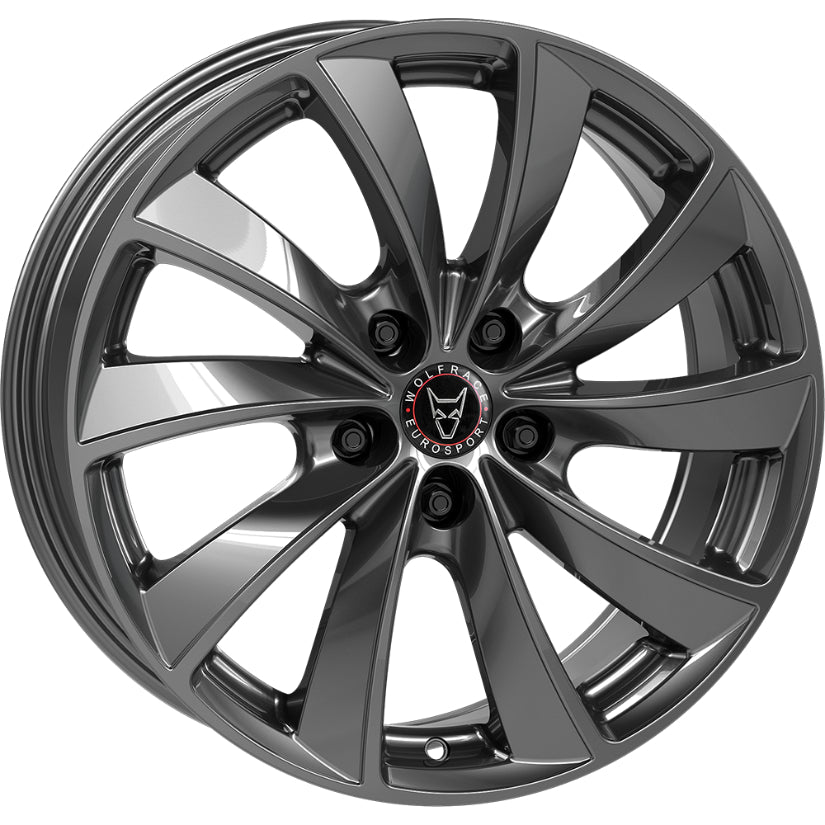 Wolfrace Eurosport TUV Lugano Alloy Wheel 21x9.5 ET40 5x120 Dark Grey 64.2mm CB