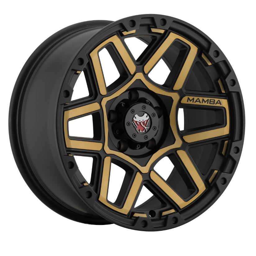 Mamba M23 Alloy Wheel 17x9 ET12 5x139.7 Matte Black With Bronze Face 108.1mm CB