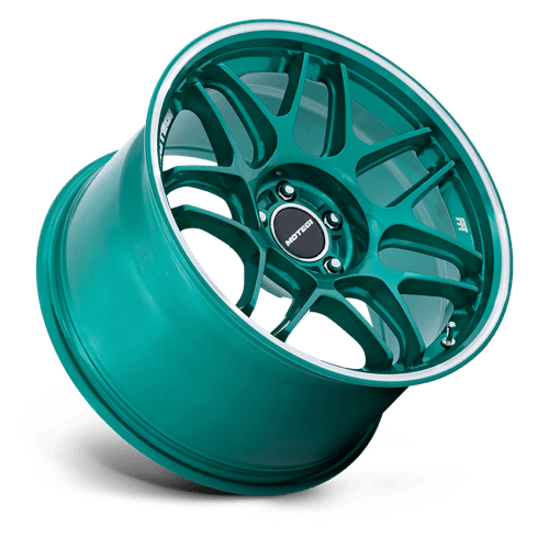 Motegi MR158 TSUBAKI Alloy Wheel 19x8.5 ET25 5x112 Hokkaido Green With Machined Lip 66.56mm CB